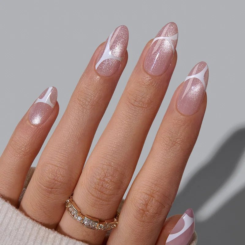 Christmas Collection Medium Almond Nails